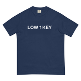 LOWKEYSLY tee navy - LOW KEY front